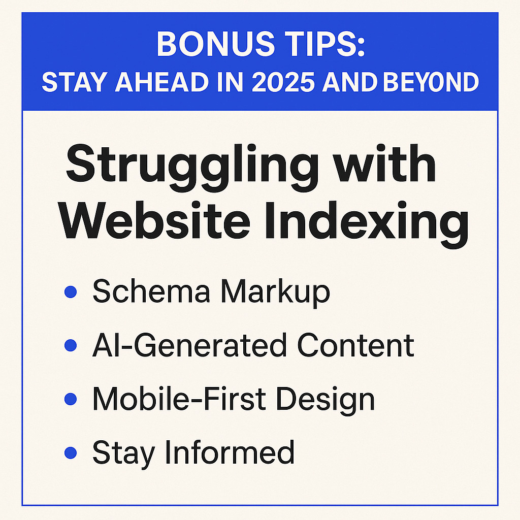 Struggling with Website Indexing How to Solve the Issue in 2025